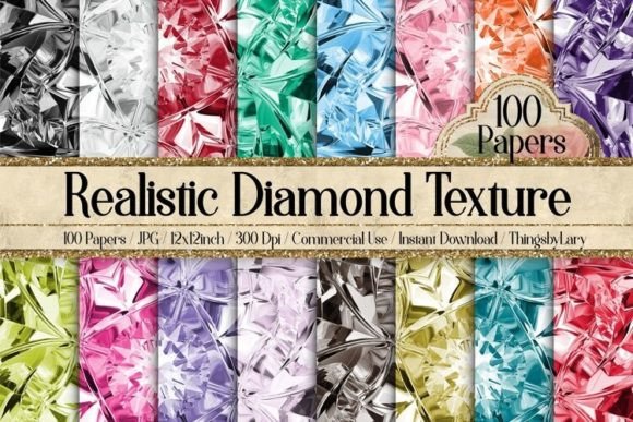 Download Luxury Realistic Diamond Papers - Diamond Collection