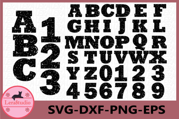 Download Alphabet Numbers Grunge - Premium Resources