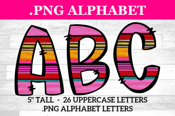 Download Grunge Serape Letters Alphabet Doodle - Premium Resources