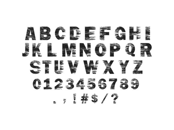 Download Grunge Alphabet - Distressed Font - Grunge alphabet Collection